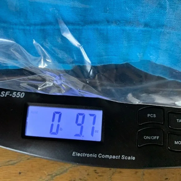 Mosaic‎ USA Top Large Linen Blue Button 3/4 Sleeve Vibrant Lagenlook - Picture 11 of 12